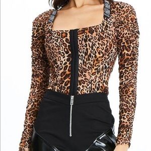 I.AM.GIA Chelsea Corset Top Leopard! Never worn!